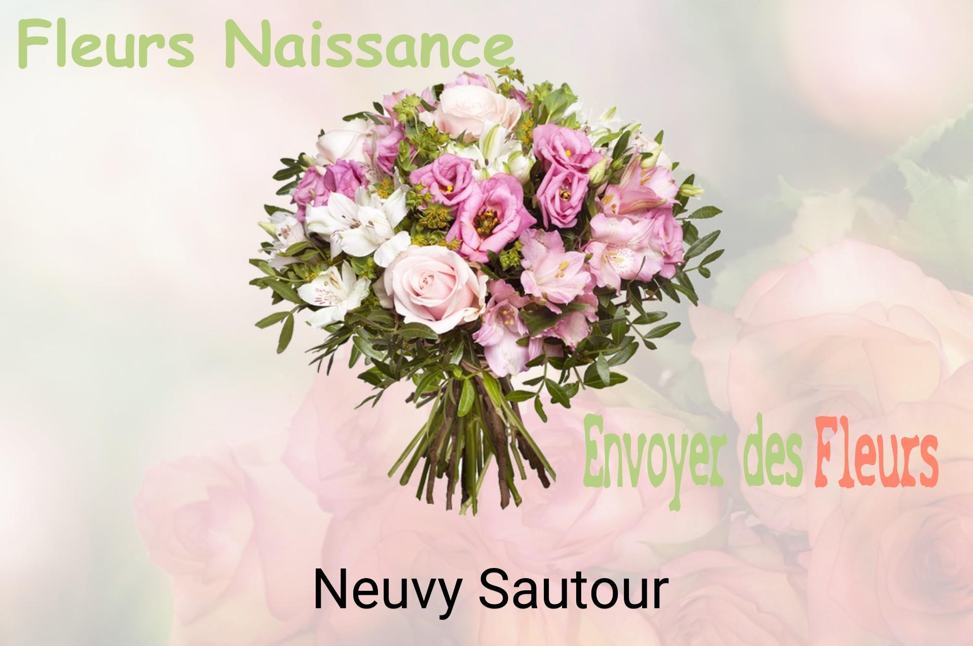 Bouquet de fleurs de naissance livré à Neuvy-Sautour