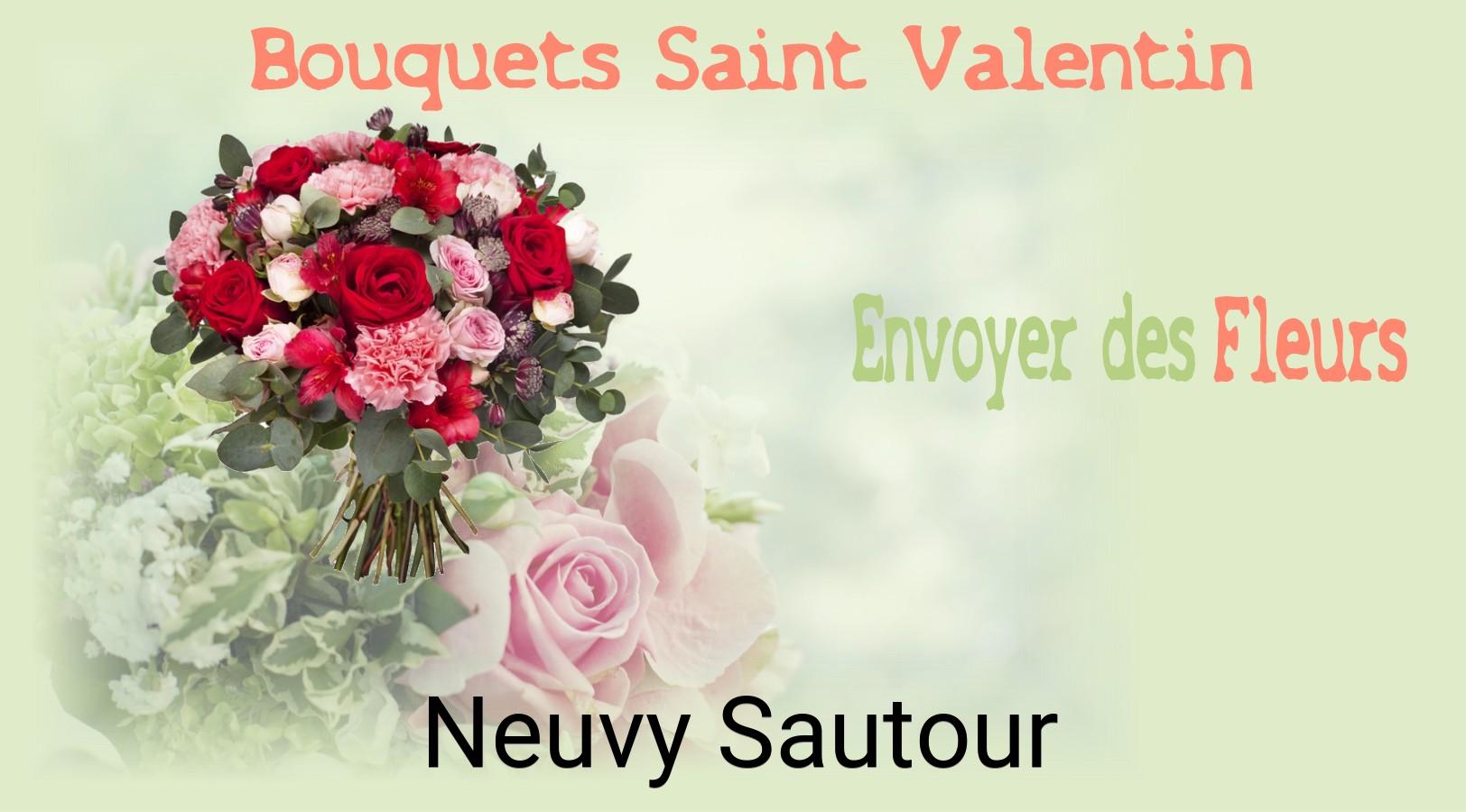 Roses de Saint-Valentin livrées à Neuvy-Sautour